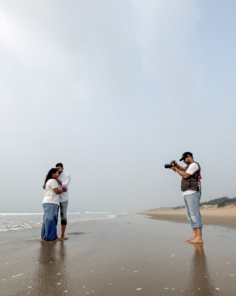 Behind the scenes at a Cinestyle India shoot